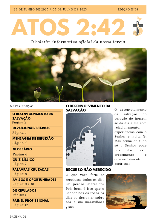 Boletim Atos 2:42 - Edição 08