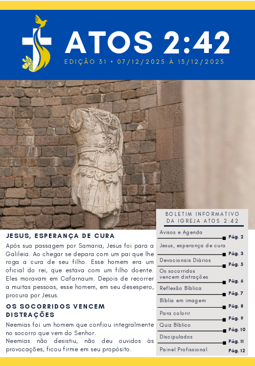 Boletim Atos 2:42 - Edição 31