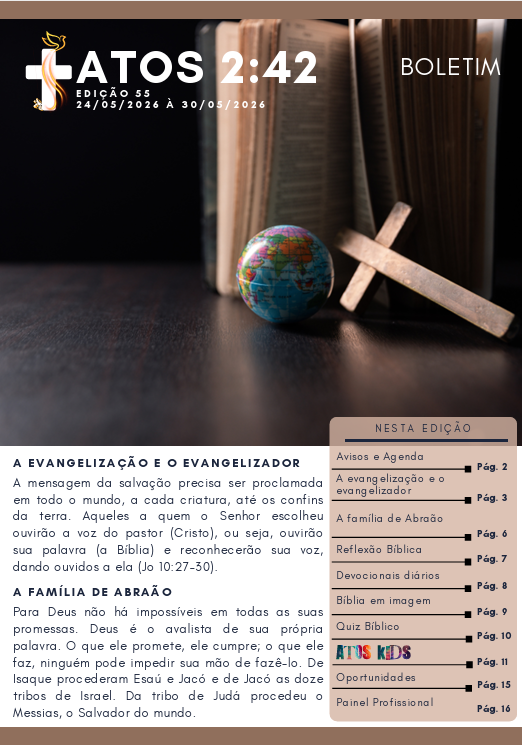 Boletim Atos 2:42 - Edição 55
