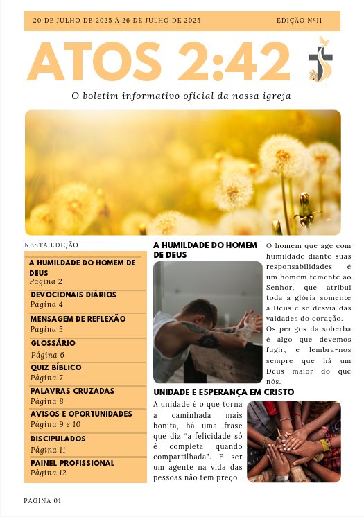 Boletim Atos 2:42 - Edição 11