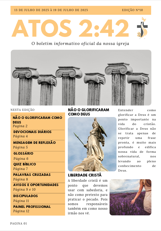 Boletim Atos 2:42 - Edição 10