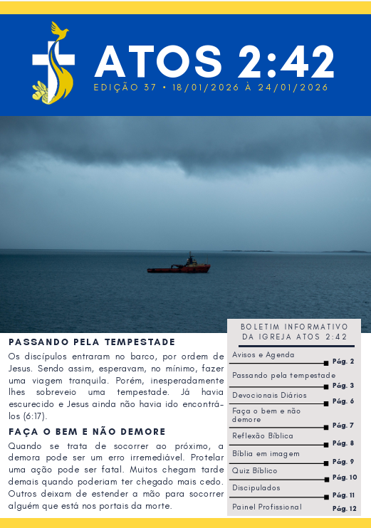 Boletim Atos 2:42 - Edição 37