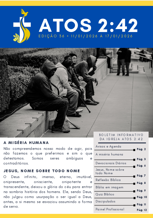 Boletim Atos 2:42 - Edição 36