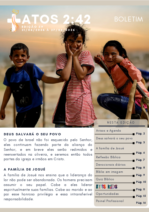 Boletim Atos 2:42 - Edição 59