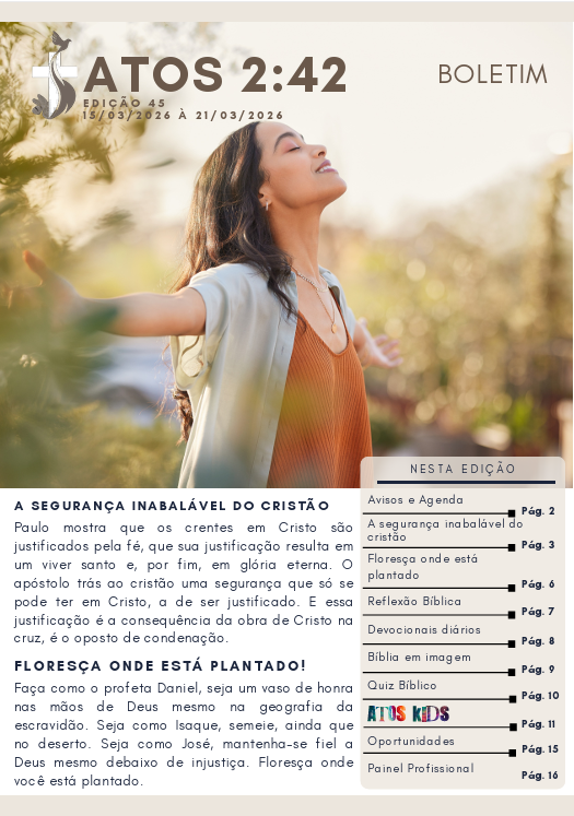 Boletim Atos 2:42 - Edição 45