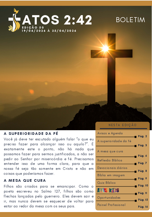 Boletim Atos 2:42 - Edição 50