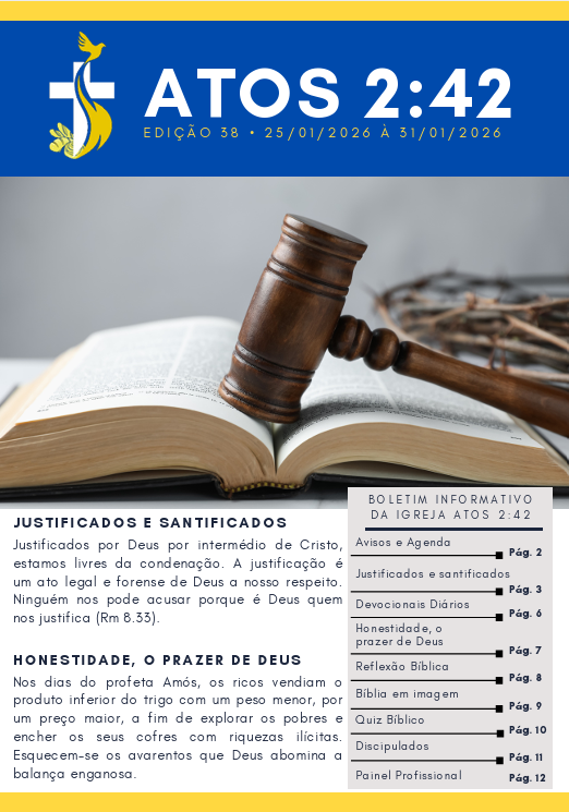 Boletim Atos 2:42 - Edição 38