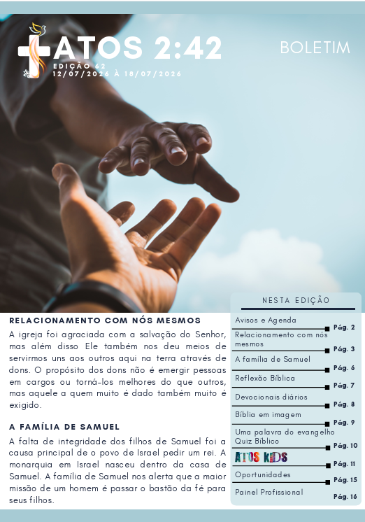Boletim Atos 2:42 - Edição 62