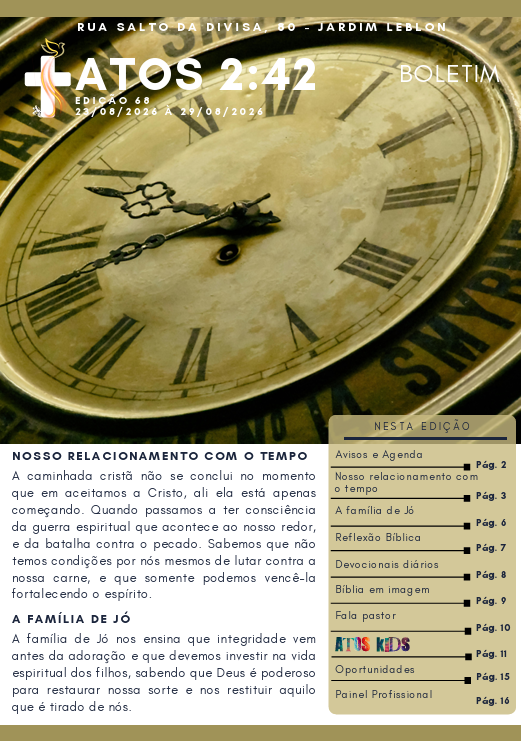 Boletim Atos 2:42 - Edição 68
