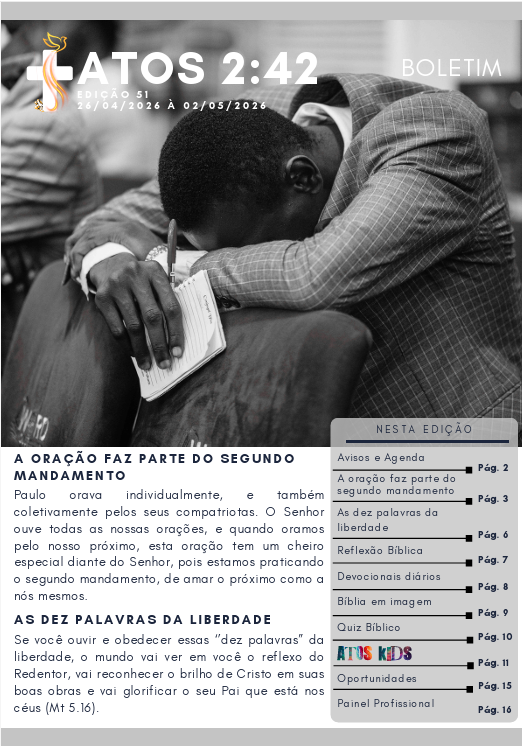 Boletim Atos 2:42 - Edição 51