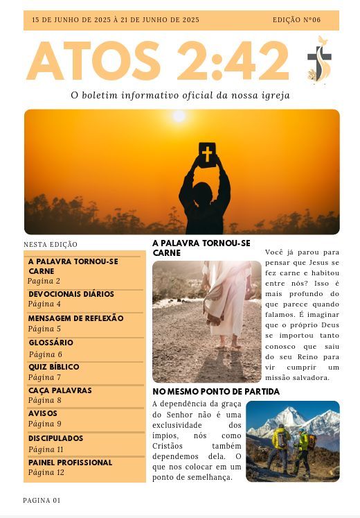Boletim Atos 2:42 - Edição 06