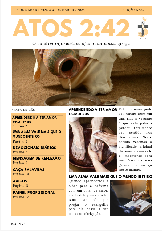 Boletim Atos 2:42 - Edição 03