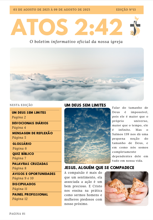 Boletim Atos 2:42 - Edição 13