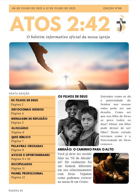 Boletim Atos 2:42 - Edição 09