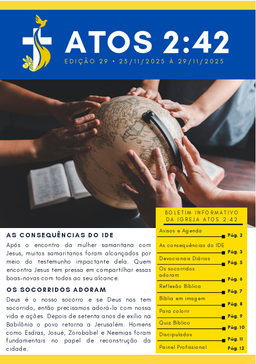 Boletim Atos 2:42 - Edição 29