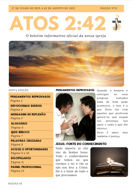 Boletim Atos 2:42 - Edição 12