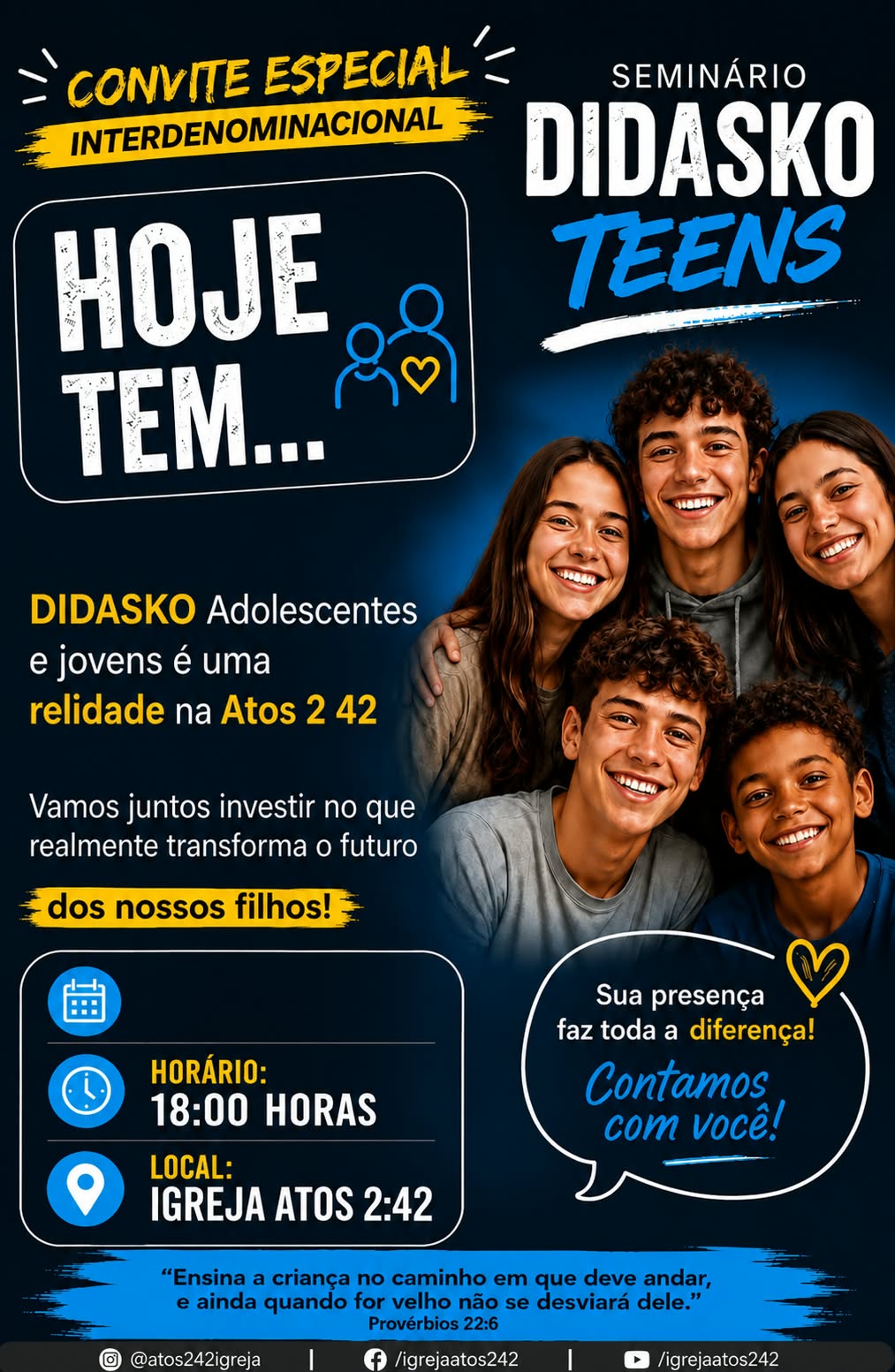 SEMINÁRIO TEOLÓGICO DIDASKO TEENS